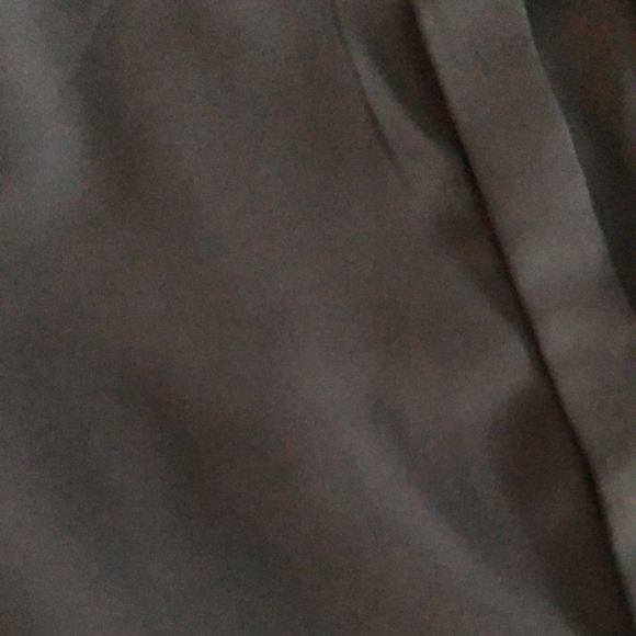 Banana Republic XS petite blouse moody greyish blue triangular peephole neckline - Picture 7 of 16